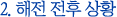2. 해전 전후 상황