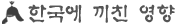 한국에 끼친영향